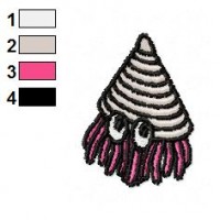 Sea Snail Embroidery Design